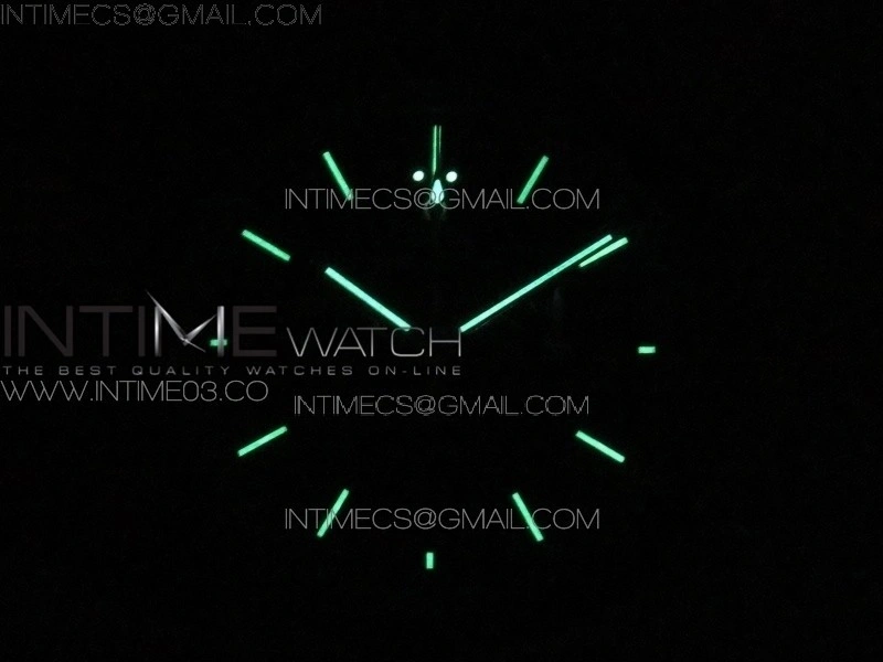 SpeedMaster MoonWatch SS V2 OMF 1:1 Best Edition Black Dial Red Words on Black Leather Strap A9300