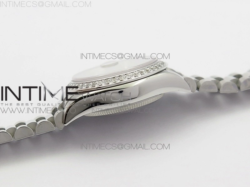 DateJust 28mm SS Diamond Bezel BP Best Edition Silver Dial on SS Bracelet ETA2671