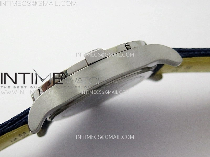 Avenger Automatic 43mm SS TF 1:1 Best Edition Blue Dial Stick Marker on Blue Nylon Strap A2824