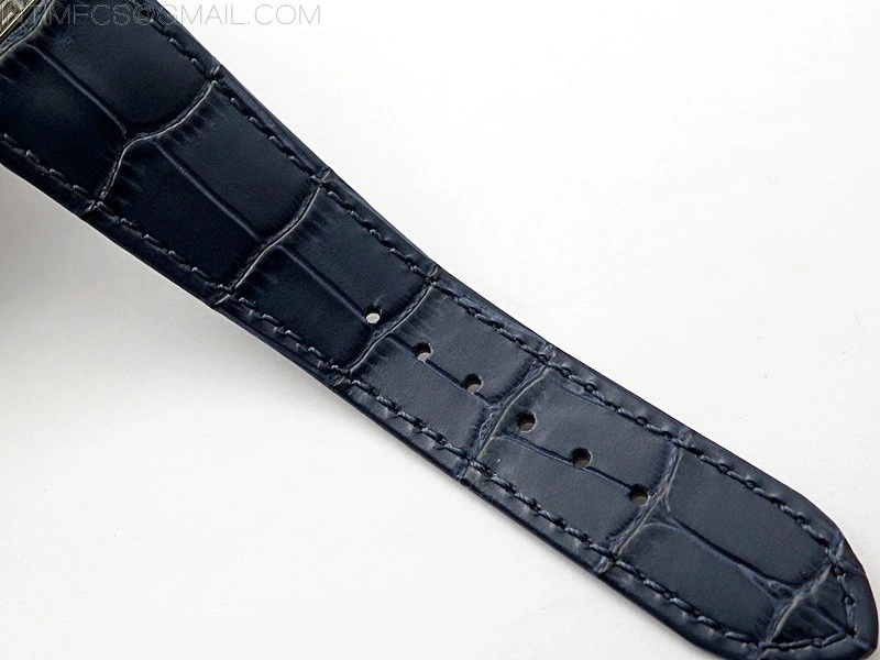 Nautilus 5724G SS T Crystals 3EF Best Edition Blue Dial on Blue Leather Strap A240
