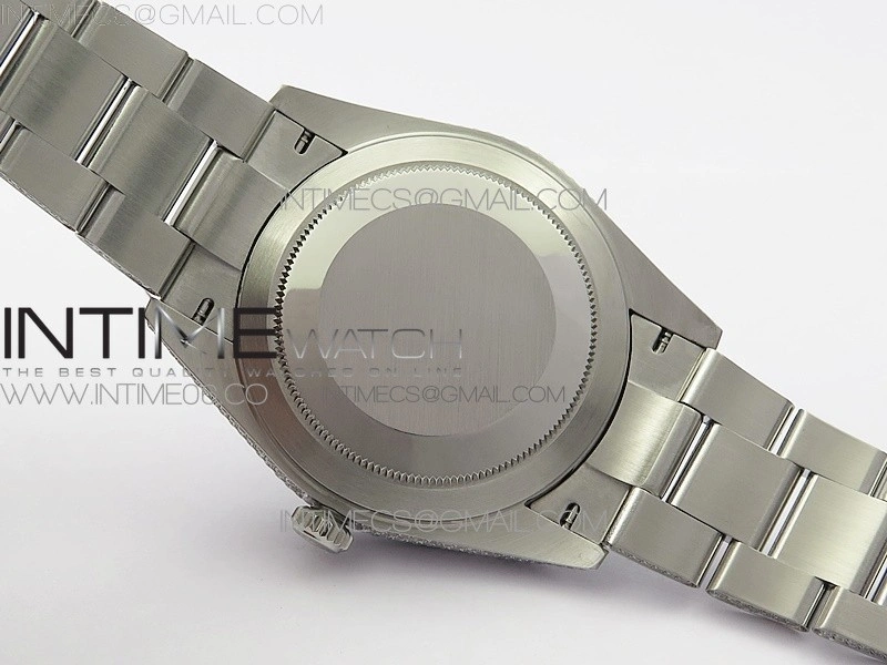 DateJust 41 126334 904 Full Paved Diamonds BP Best Edition Black Dial Sticks Markers on Oyster Bracelet A2824
