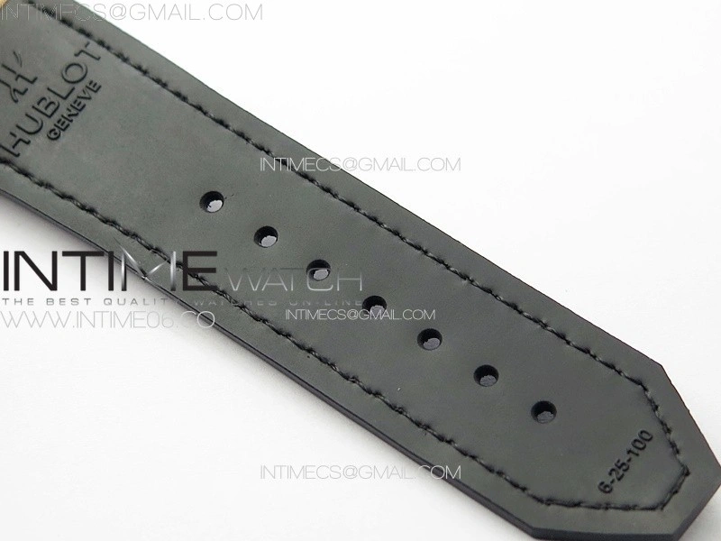 Classic Fusion 42mm RG Paved Diamonds Case And Bezel B50F Paved Diamonds Dial On Black Gummy Strap A2892