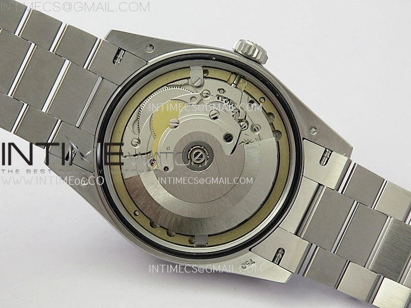 Daydate 128239 36mm Colour Jigsaw Puzzle SS QHF Best Edition Turquoise Blue Dial on SS President Bracelet A2834