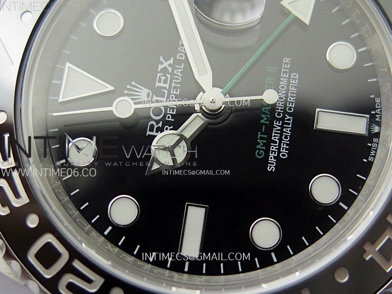 GMT-Master II 126710 GRNR Black Gray Ceramic 904L SS 3EF 1:1 Best Edition Black Dial On Jubliee Bracelet VR3285 CHS