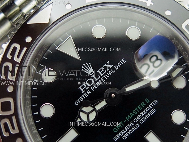 GMT-Master II 126710 GRNR Black Gray Ceramic 904L SS 3EF 1:1 Best Edition Black Dial On Jubliee Bracelet VR3285 CHS