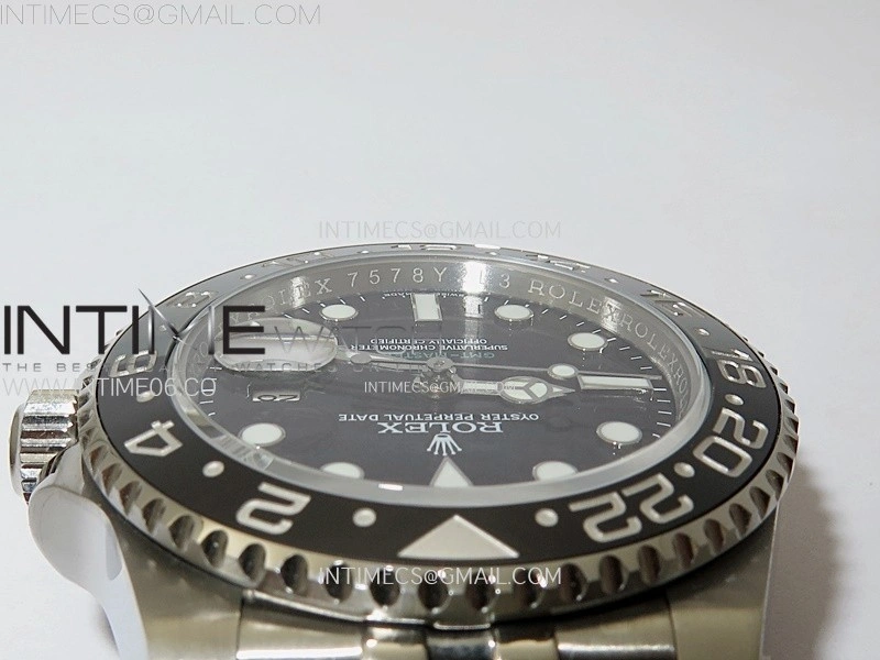 GMT-Master II 126710 GRNR Black Gray Ceramic 904L SS 3EF 1:1 Best Edition Black Dial On Jubliee Bracelet VR3285 CHS