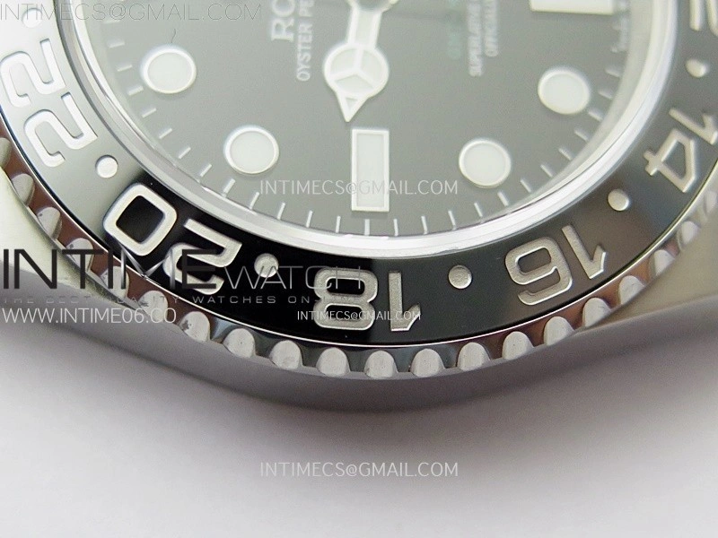 GMT-Master II 126710 GRNR Black Gray Ceramic 904L SS 3EF 1:1 Best Edition Black Dial On Jubliee Bracelet VR3285 CHS