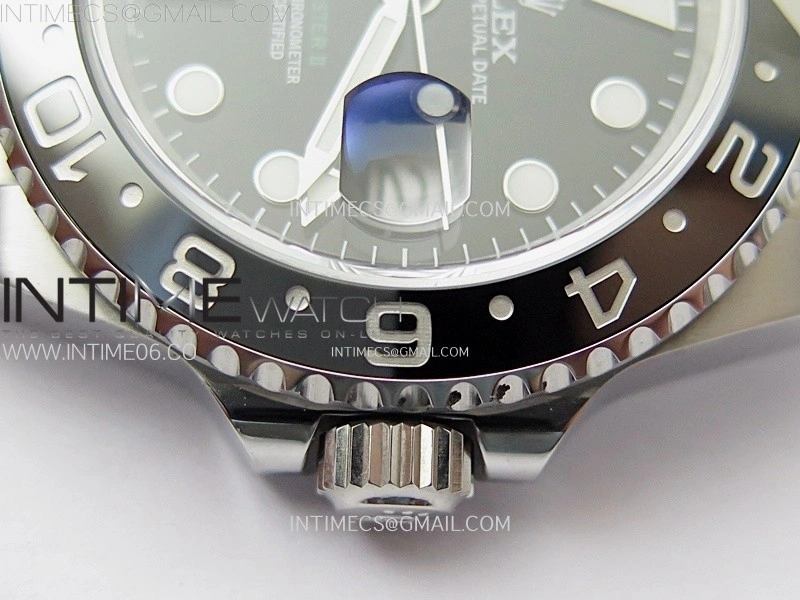 GMT-Master II 126710 GRNR Black Gray Ceramic 904L SS 3EF 1:1 Best Edition Black Dial On Jubliee Bracelet VR3285 CHS