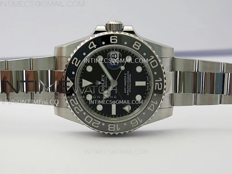 GMT-Master II 126710 GRNR Black Gray Ceramic 904L SS APSF 1:1 Best Edition Black Dial On Oyster Bracelet VR3285 CHS