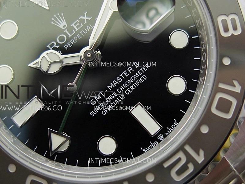 GMT-Master II 126710 GRNR Black Gray Ceramic 904L SS APSF 1:1 Best Edition Black Dial On Oyster Bracelet VR3285 CHS