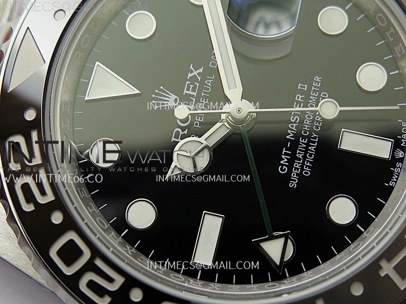 GMT-Master II 126710 GRNR Black Gray Ceramic 904L SS APSF 1:1 Best Edition Black Dial On Oyster Bracelet VR3285 CHS