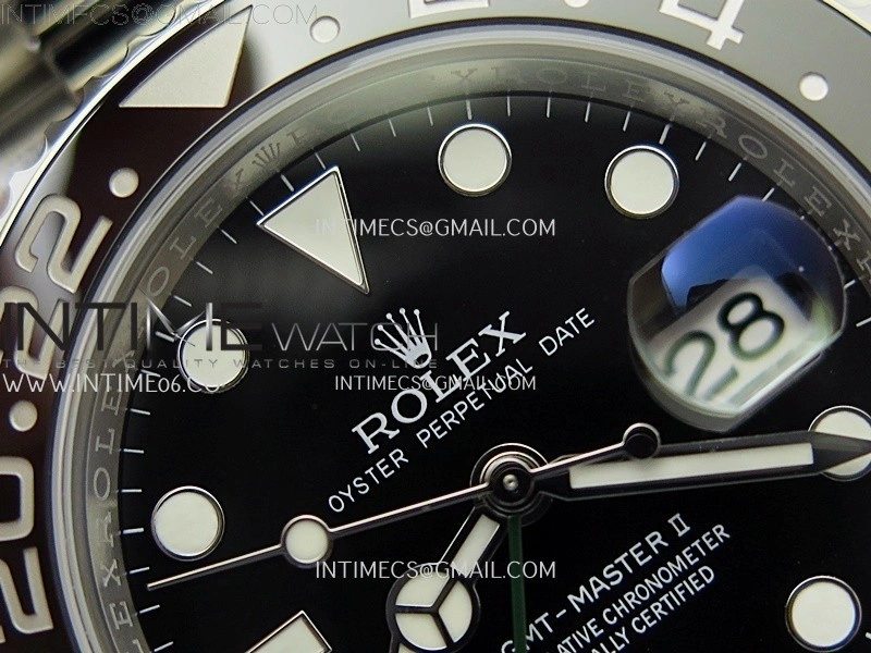 GMT-Master II 126710 GRNR Black Gray Ceramic 904L SS APSF 1:1 Best Edition Black Dial On Oyster Bracelet VR3285 CHS