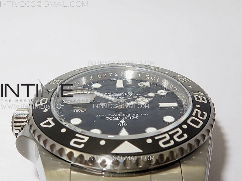 GMT-Master II 126710 GRNR Black Gray Ceramic 904L SS APSF 1:1 Best Edition Black Dial On Oyster Bracelet VR3285 CHS