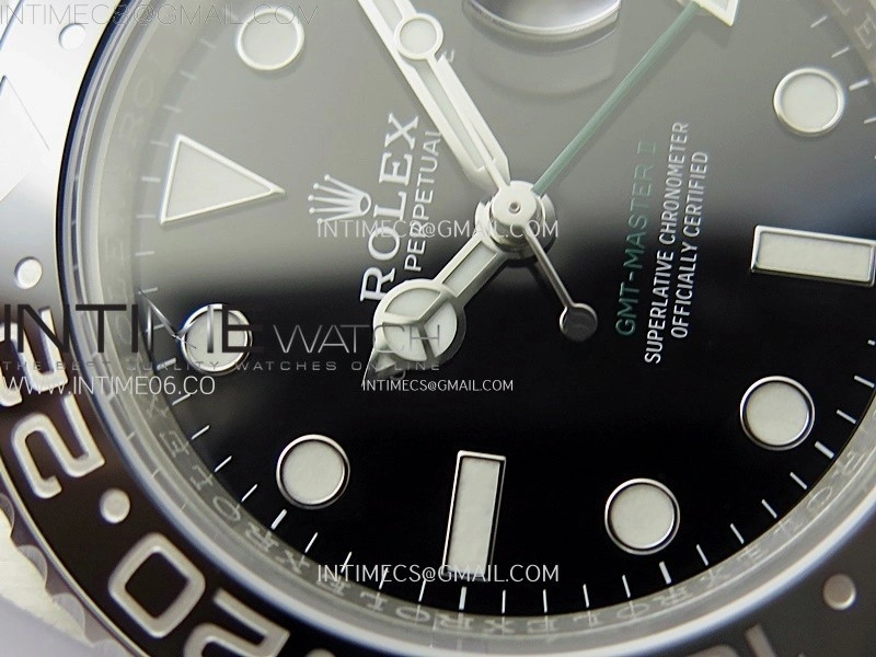 GMT-Master II V2 126710 GRNR Black Gray Ceramic 904L SS AR+F 1:1 Best Edition Black Dial on Jubilee Bracelet DD3285 CHS