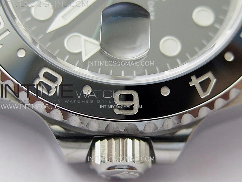 GMT-Master II V2 126710 GRNR Black Gray Ceramic 904L SS AR+F 1:1 Best Edition Black Dial on Jubilee Bracelet DD3285 CHS