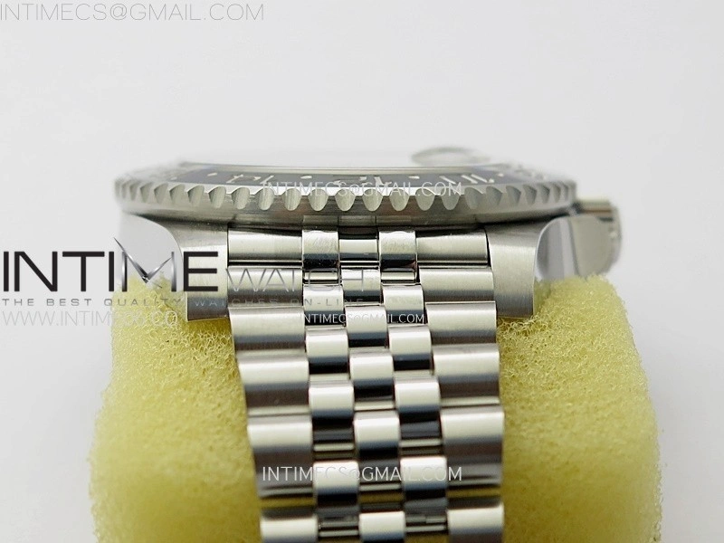 GMT-Master II V2 126710 GRNR Black Gray Ceramic 904L SS AR+F 1:1 Best Edition Black Dial on Jubilee Bracelet DD3285 CHS