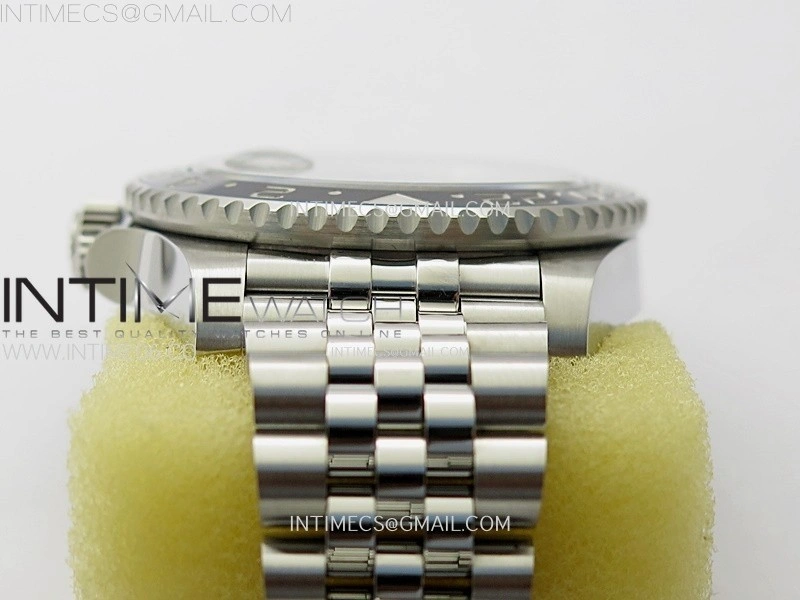 GMT-Master II V2 126710 GRNR Black Gray Ceramic 904L SS AR+F 1:1 Best Edition Black Dial on Jubilee Bracelet DD3285 CHS