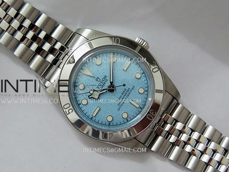 Heritage Black Bay M79000N 37mm SS ZF 1:1 Best Edition Lagoon Blue Dial On Jubilee Bracelet A2824