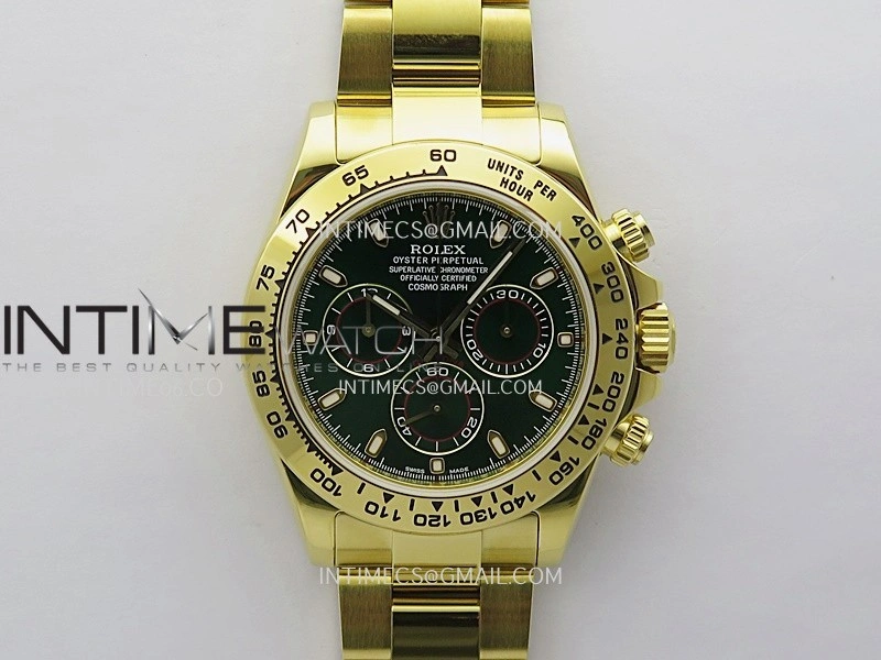 Daytona 116508 Gain Weight YG ZF 1:1 Best Edition Green Dial on YG Bracelet SH4130