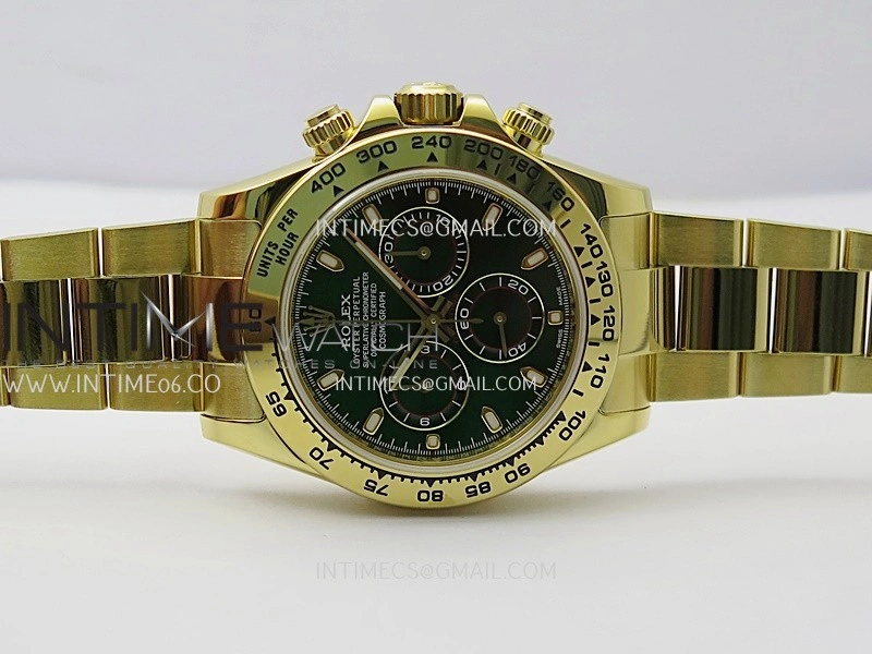 Daytona 116508 Gain Weight YG ZF 1:1 Best Edition Green Dial on YG Bracelet SH4130