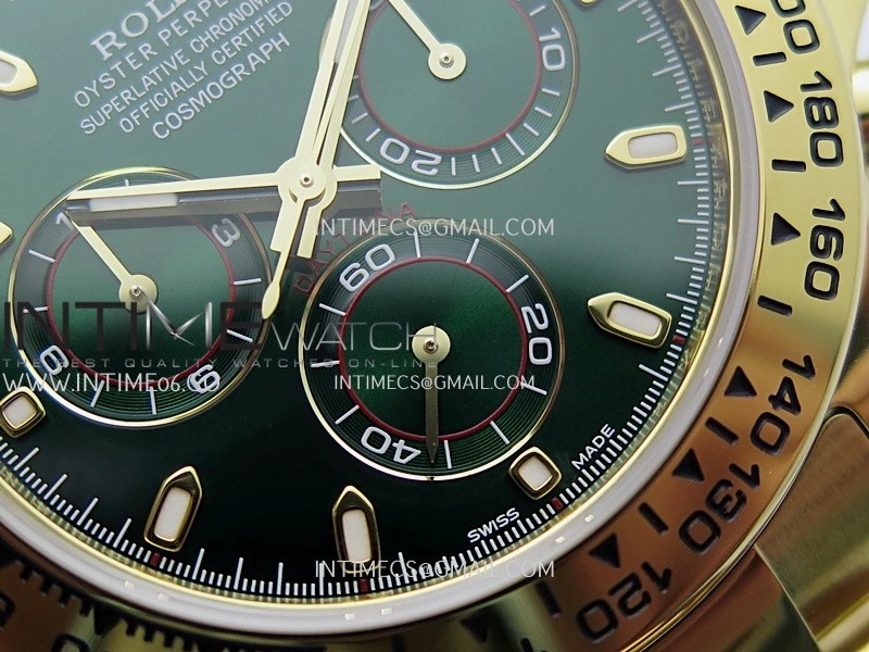 Daytona 116508 Gain Weight YG ZF 1:1 Best Edition Green Dial on YG Bracelet SH4130