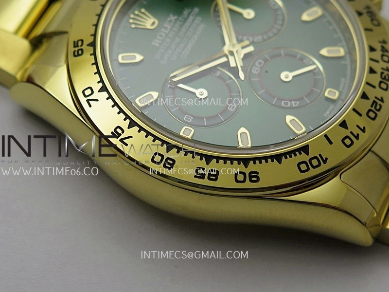 Daytona 116508 Gain Weight YG ZF 1:1 Best Edition Green Dial on YG Bracelet SH4130