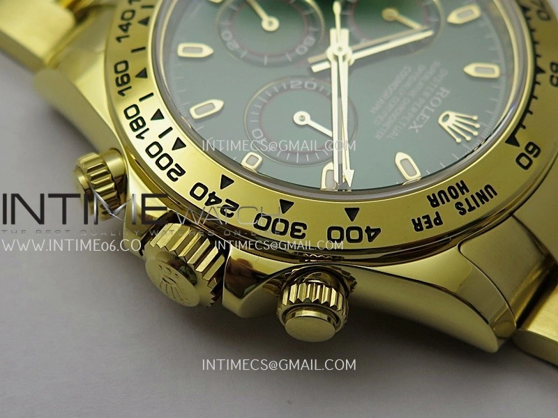 Daytona 116508 Gain Weight YG ZF 1:1 Best Edition Green Dial on YG Bracelet SH4130