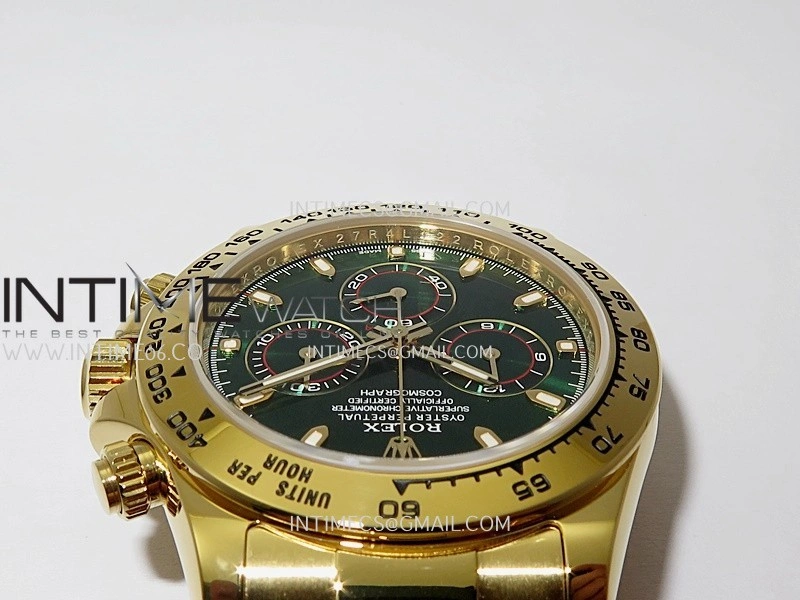Daytona 116508 Gain Weight YG ZF 1:1 Best Edition Green Dial on YG Bracelet SH4130
