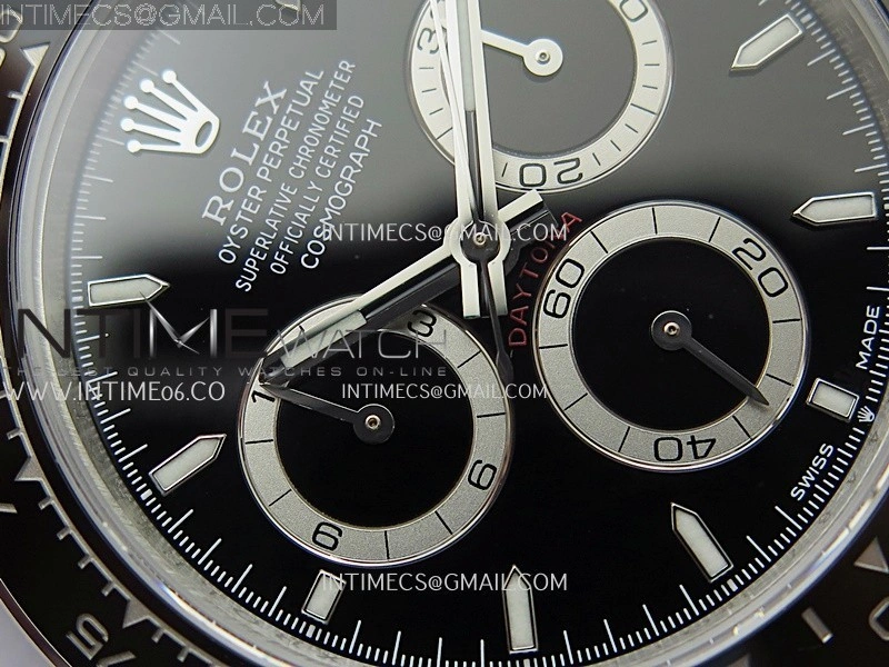 Daytona 126500 UFO 904L Steel SS 1:1 Best Edition Black Dial On SS Bracelet UF4131