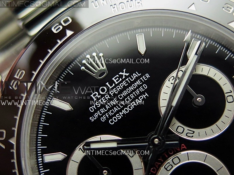 Daytona 126500 UFO 904L Steel SS 1:1 Best Edition Black Dial On SS Bracelet UF4131