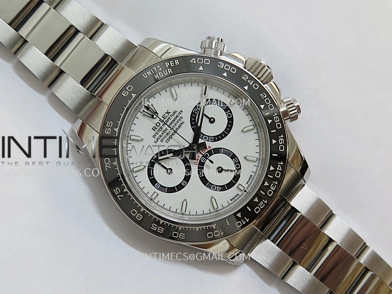 Daytona 126500 UFO 904L Steel SS 1:1 Best Edition White Dial On SS Bracelet UF4131