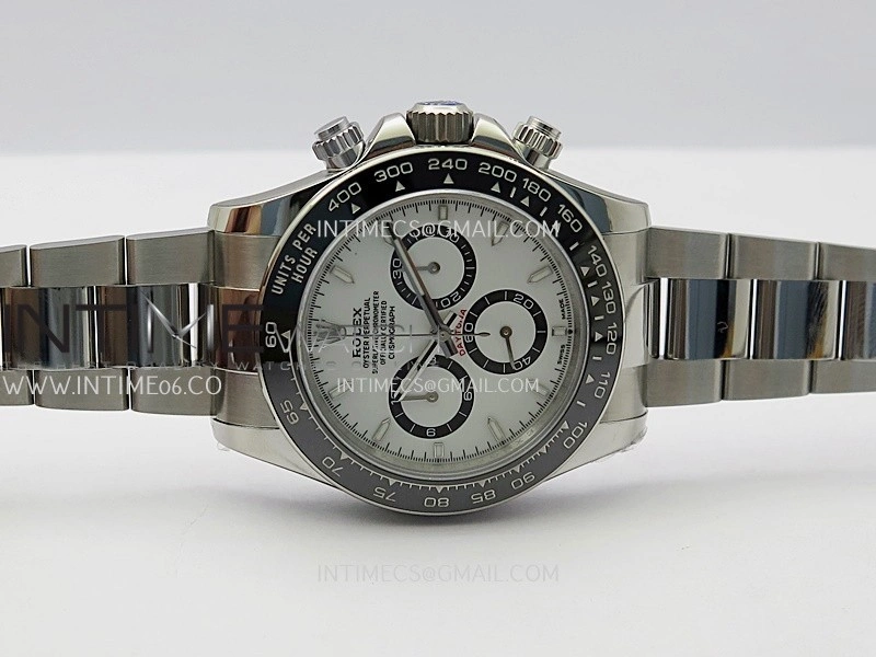 Daytona 126500 UFO 904L Steel SS 1:1 Best Edition White Dial On SS Bracelet UF4131