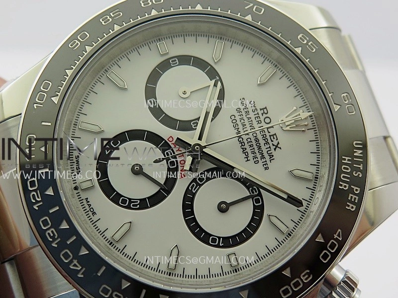 Daytona 126500 UFO 904L Steel SS 1:1 Best Edition White Dial On SS Bracelet UF4131