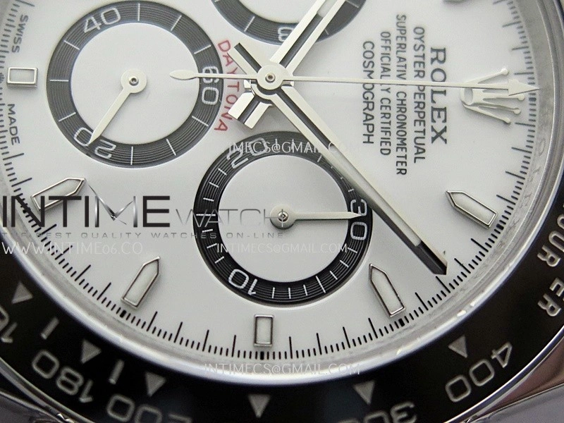 Daytona 126500 UFO 904L Steel SS 1:1 Best Edition White Dial On SS Bracelet UF4131