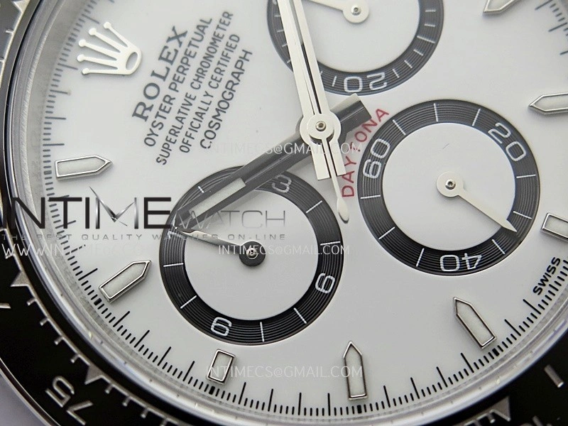 Daytona 126500 UFO 904L Steel SS 1:1 Best Edition White Dial On SS Bracelet UF4131