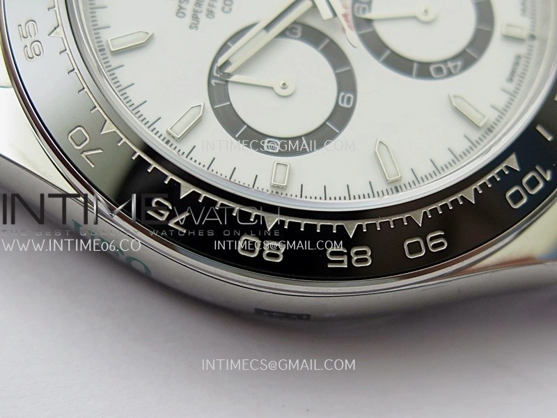 Daytona 126500 UFO 904L Steel SS 1:1 Best Edition White Dial On SS Bracelet UF4131