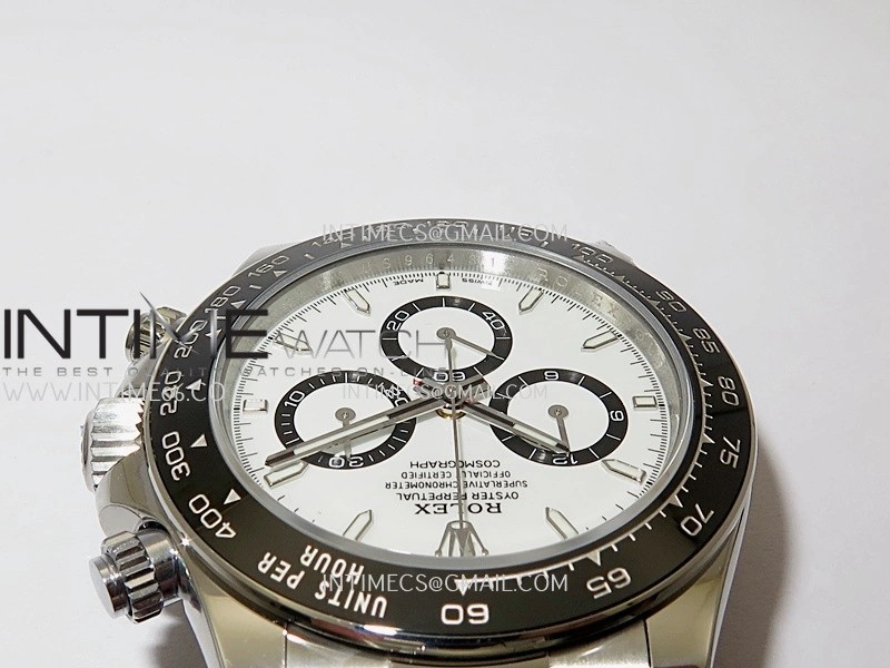 Daytona 126500 UFO 904L Steel SS 1:1 Best Edition White Dial On SS Bracelet UF4131