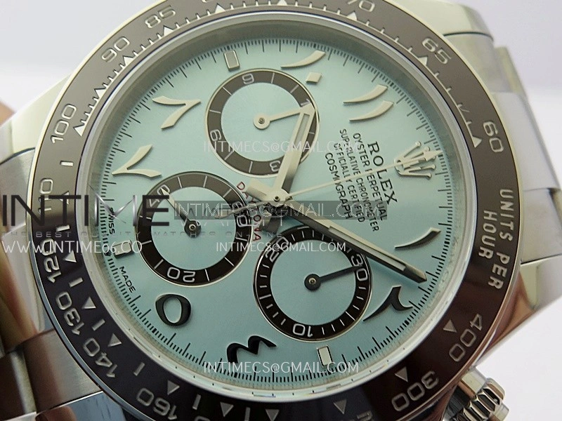 Daytona 126506 Arabic SS QF 1:1 Best Edition Ice Blue Dial on SS Braclet SH4131 V5