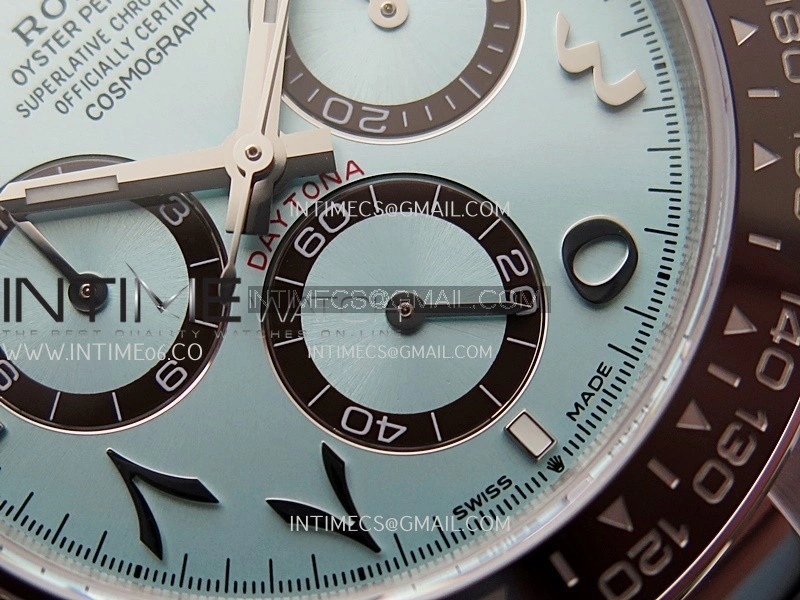 Daytona 126506 Arabic SS QF 1:1 Best Edition Ice Blue Dial on SS Braclet SH4131 V5