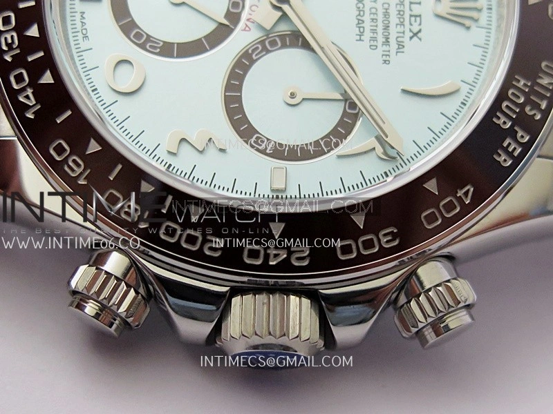 Daytona 126506 Arabic SS QF 1:1 Best Edition Ice Blue Dial on SS Braclet SH4131 V5