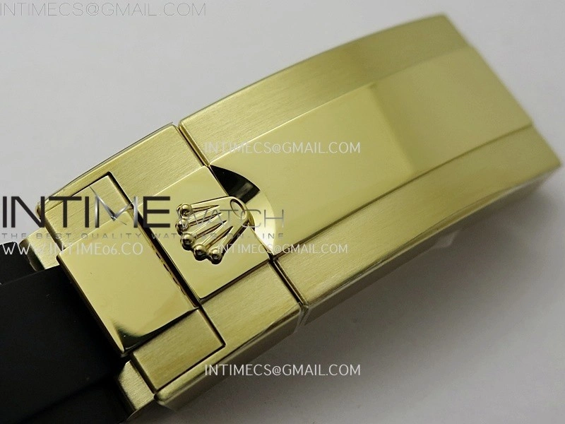 Daytona 126518 YG AR+F 1:1 Best Edition Gold Dial on Oysterflex Rubber Strap SA4131