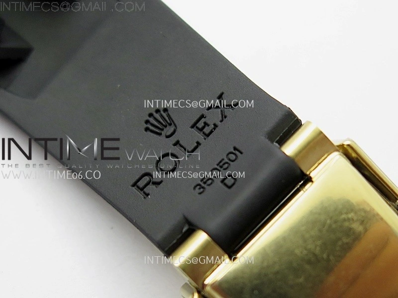 Daytona 126518 YG AR+F 1:1 Best Edition Gold Dial on Oysterflex Rubber Strap SA4131