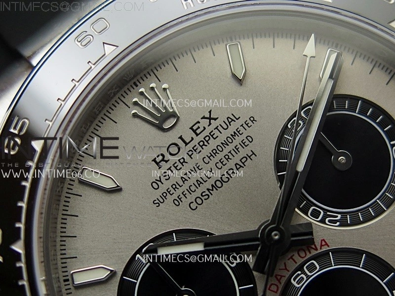 Daytona 126519 SS AR+F 1:1 Best Edition Gray Dial on Oysterflex Rubber Strap SA4131