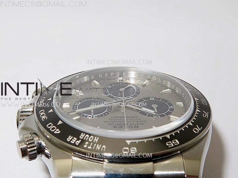 Daytona 126519 SS AR+F 1:1 Best Edition Gray Dial on Oysterflex Rubber Strap SA4131
