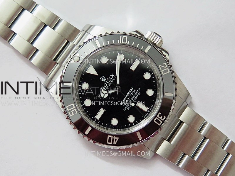 Submariner 124060 904L SS VF 1:1 Best Edition Black Dial On 904L SS Bracelet DD3230