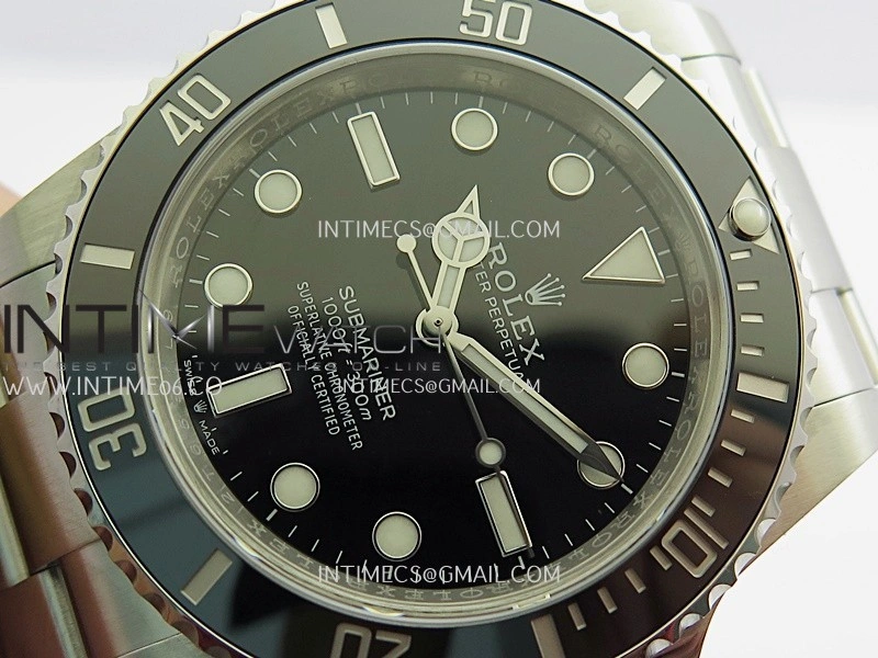 Submariner 124060 904L SS VF 1:1 Best Edition Black Dial On 904L SS Bracelet DD3230