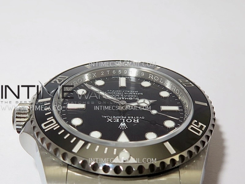 Submariner 124060 904L SS VF 1:1 Best Edition Black Dial On 904L SS Bracelet DD3230