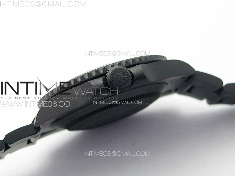 Submariner DIW Carbon Bezel VSF 1:1 Best Edition Orange Dial on DLC Bracelet VS3135
