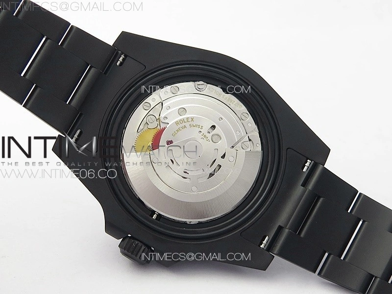 Submariner DIW Carbon Bezel VSF 1:1 Best Edition Yellow Dial on DLC Bracelet VS3135