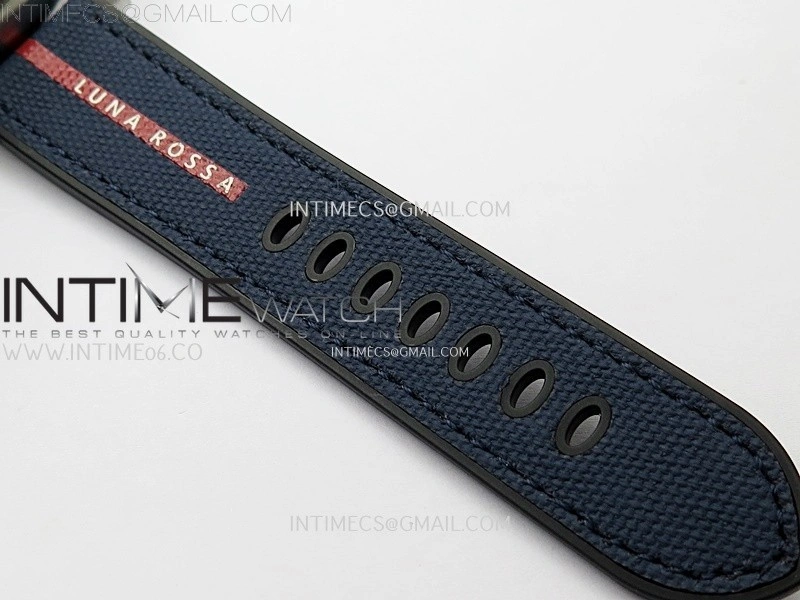 PAM1391 Submersible 44mm VSF 1:1 Best Edition Blue Dial on Blue Kevlar Composite Strap P900